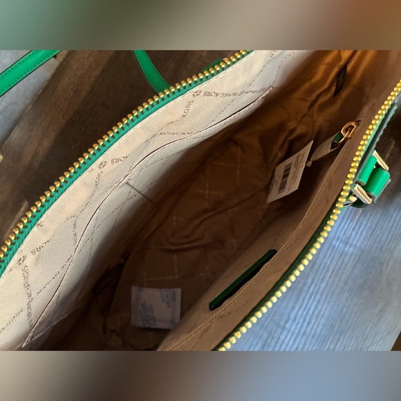 Michael Kors Emerald Green Satchel - Picture 3 of 5